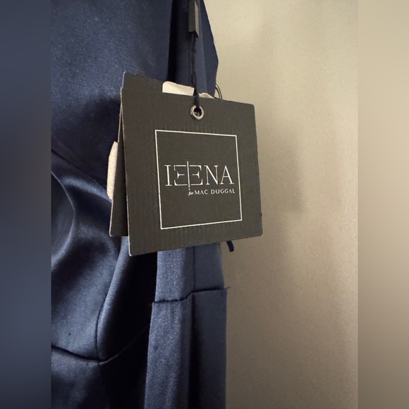 Mac Duggal Navy One Shoulder Dress - Picture 6 of 7